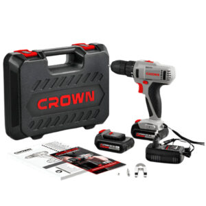 شنيور 2 بطارية 12 فولت 10 مم 17 نيوتن 1.5 امبير شنطة بلاستيك CT21052LH CROWN
