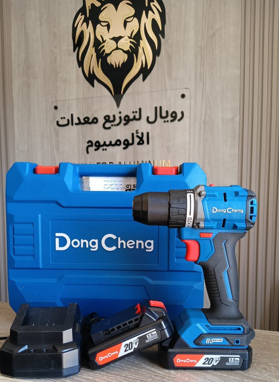 شنيور دقاق 20 فولت 60 نيوتن 2 بطاريةبرشليس بدون شربون من دونج شونج DCJZ2060i