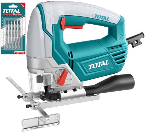 منشار أركيت كهرباء توتال TOTAL 800 وات سرعة متغيرة 800–3000rpm بندول 4 مستويات – TS2081006